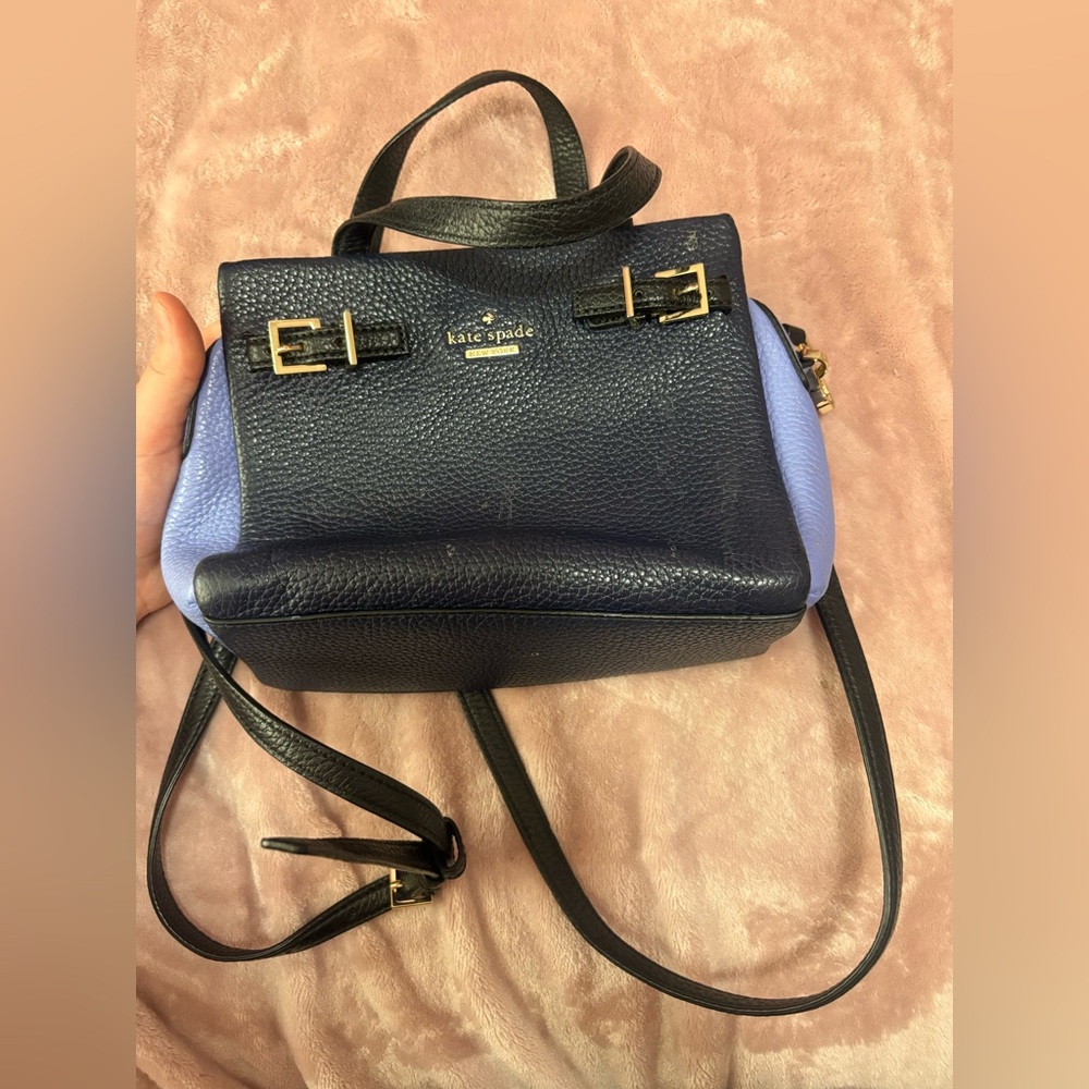 Kate spade blue purse(please check photos)
